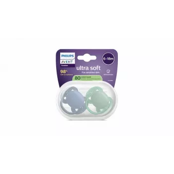 Philips Avent Ultra Soft lutt 6-18 kuud, 2-pakk, poiss
