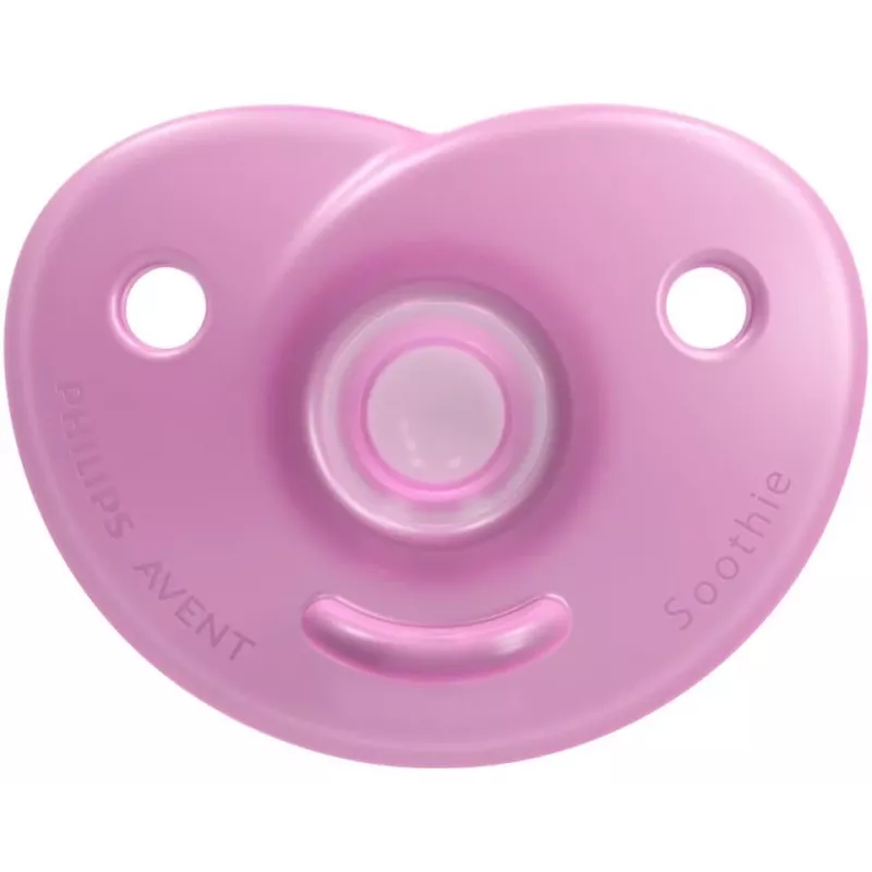 Philips Avent Soothie silikoonist lutt silikoonkilbiga, 0-6 kuud, 2 tk