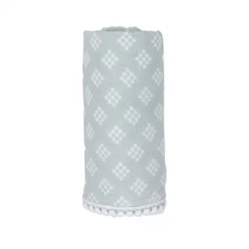 Lodger Swaddle Tribe musliinpuuvillane mähkimistekk 120x120 cm Ice Flow