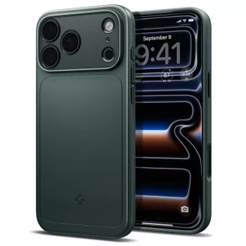 Spigen Thin Fit MagSafe ümbris iPhone 17 Pro / 18 Pro jaoks - Abyss Green