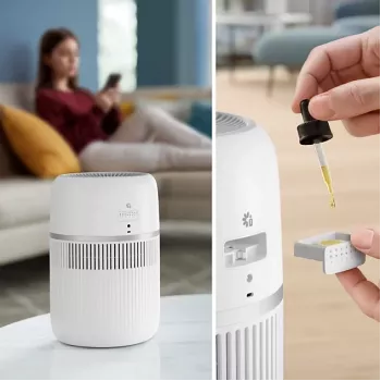 PHILIPS 4000 seeria õhuniisutaja HU4210/04 valge