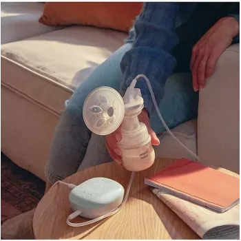 Philips Avent üksik elektriline rinnapump koos 125 ml pudeliga