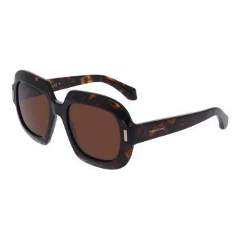 Ferragamo SF2068SE-242 naiste kassi-silma päikeseprillid, Havana/pruun gradient, 54mm
