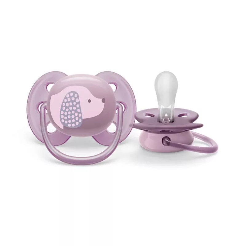 Philips Avent Ultra Soft DECO lutt 6-18 kuud, 1 tk, tüdrukutele