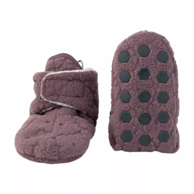 Lodger Slipper Folklore Fleece beebi sussid, lilla, 6-12 kuud