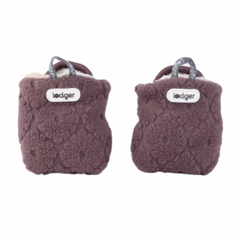 Lodger Slipper Folklore Fleece beebi sussid, lilla, 6-12 kuud