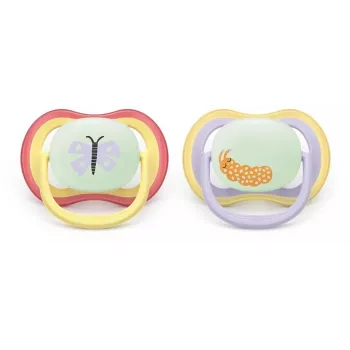 Philips AVENT Ultra Air Night lutt 0-6 kuud, 2-pakk, pimedas helenduv