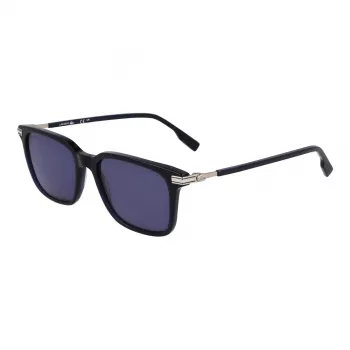 Lacoste meeste ristkülikukujulised päikeseprillid L6035S-410, sinine raam, hallid läätsed, 53mm