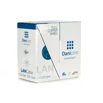 DSIT DANICOM CAT5E UTP 305m PVC (Fca) kaabel DC-UTP5E-305-FCA