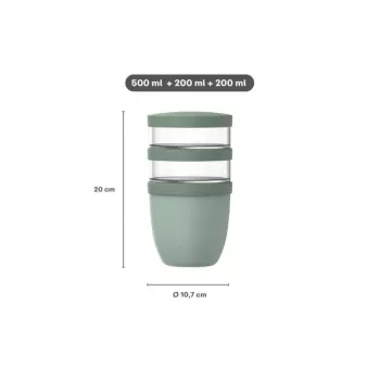 MEPAL Thermo Lunchpot Ellipse termostoitukonteiner Nordic Sage 700 ml 107658094700