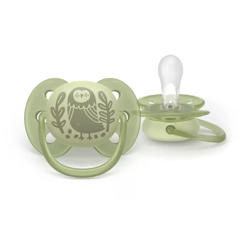 Philips Avent Ultra Soft DECO lutt 6–18 kuud, 2 pakk, hall