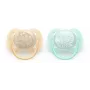 Philips Avent Ultra Soft DECO lutt 0-6 kuud, 2-pakk, silikoon, BPA-vaba, steriliseerimiskarbiga