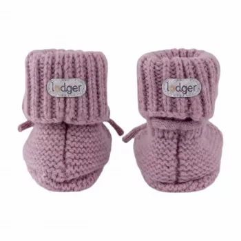 Lodger Slipper meriinovillased beebipapud, mauve, 0-6 kuud