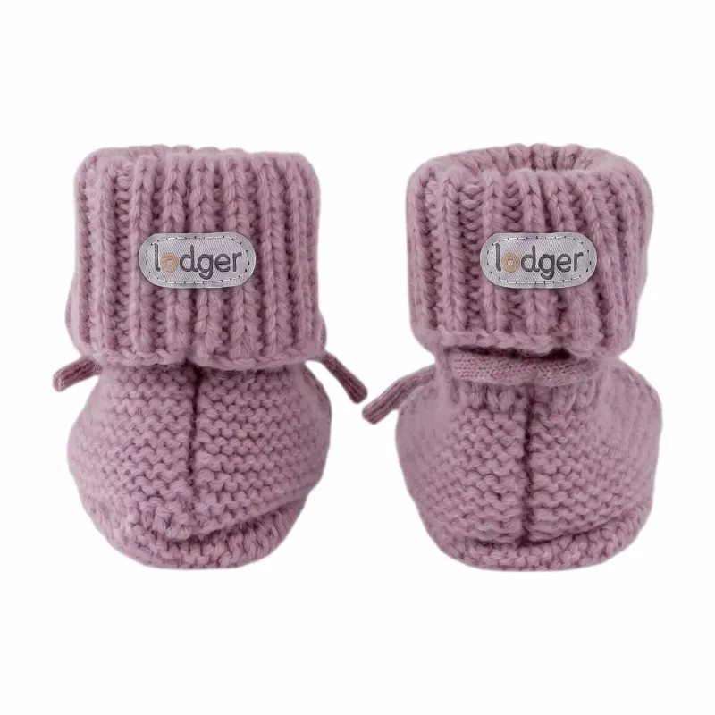 Lodger Slipper meriinovillased beebipapud, mauve, 0-6 kuud