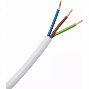 HEINRICH KOPP H05VV5-F 3G 1mm² valge PVC õlikindel painduv kaabel 10m 151710849