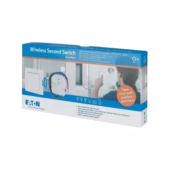 Eaton xComfort juhtmevaba seinaklüliti, 2-kanaliline surunupp CPAD-00/215 193730