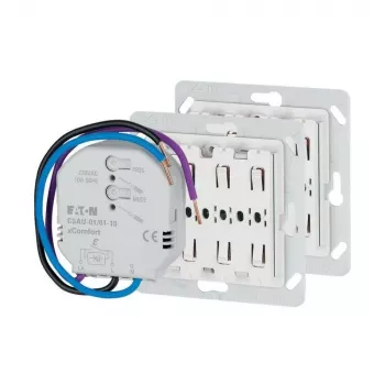 Eaton xComfort juhtmevaba seinaklüliti, 2-kanaliline surunupp CPAD-00/215 193730