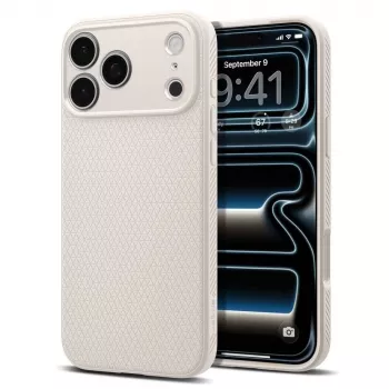 Spigen Liquid Air ümbris iPhone 17 Pro / 18 Pro jaoks - Natural Titanium