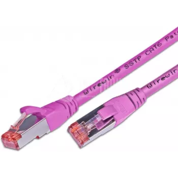 Wirewin S/FTP CAT6 0,75m võrgukaabel, roosa (PKW-PIMF-KAT6 0.75 MG)