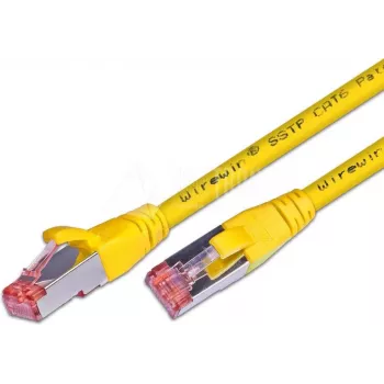 Wirewin PKW-PIMF-KAT6 0.75 GE Cat6 S/FTP paigalduskaabel, kollane, 0,75 m