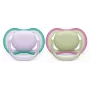 Philips Avent Ultra Air lutt 0-6 kuud, 2-pakk, tüdrukute roosa/lilla, SCF085/24