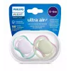 Philips Avent Ultra Air lutt 0-6 kuud, 2-pakk, tüdrukute roosa/lilla, SCF085/24