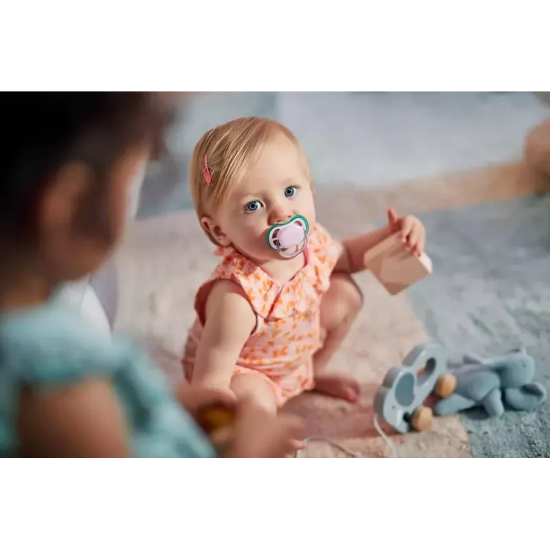 Philips Avent Ultra Air lutt 0-6 kuud, 2-pakk, tüdrukute roosa/lilla, SCF085/24