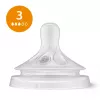 Philips Avent Natural Response silikoonist lutid beebipudelile (3 pakk, Flow 3, 1+ kuud)