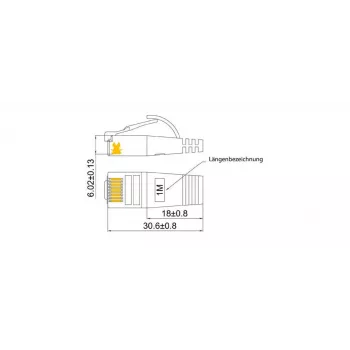 Wirewin Triotronik 0,15m Cat6 U/FTP õhuke Ethernet patch-kaabel, RJ45 isane-isanane, valge (PKW-STP-SLIM-KAT6 0.15 WS)