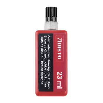ARISTO joonistustint punane 23 ml, 1 pudel (AR64803)