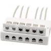 Wirewin 2x 6-porti pinnakinnituskarp Keystone-moodulitele, hall, plastikust Keystone-süsteem (125460)