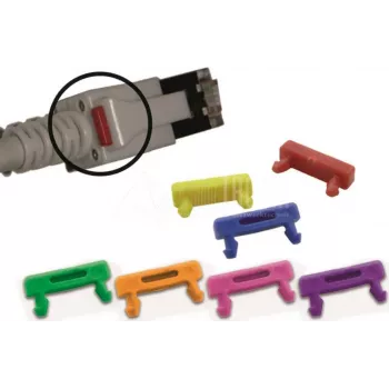 Wirewin PKL-LED CLIP GE LED-kaabliklamber RJ45-paigalduskaablitele, kollane