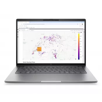HP ZBook 8 G2i 14 mobiilne tööjaam sülearvuti, 14-tolline WQXGA OLED 400 niti, Intel Core Ultra X7 358H, 32GB RAM, 1TB SSD, Windows 11 Pro