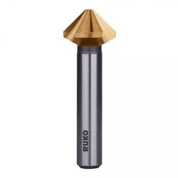 RUKO KES-DIN335-HSS-TiN-90°-6,3mm faasitera