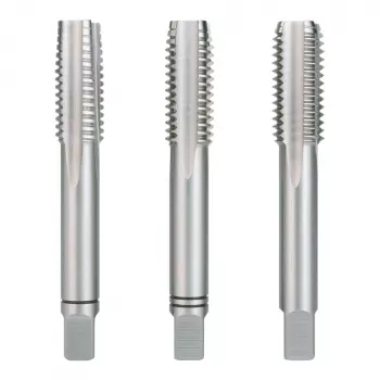 RUKO HGB-DIN352-HSS-M20x2.5mm käsikeermepuuride komplekt, meetriline jäme, 3-osaline, HSS, DIN 352