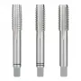 RUKO 246018 Käsikeermepuuride komplekt BSW 1/8 tolli × 40 TPI, 3 tk