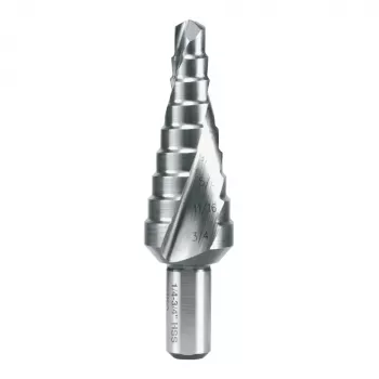 RUKO HSS astmetega puur 1/4 inch-3/4 inch, 9 astet, 10mm varrega