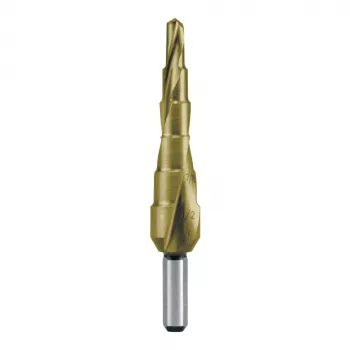 RUKO STB-HSS-TiN astmepuur 3/16 inch-1/2 inch (4,8-12,7 mm) TiN-kattega HSS