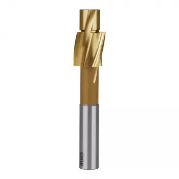 RUKO FLS-DIN373-HSS-TiN-M10x süvistuspuur, HSS, TiN-kattega, M10, 17 mm