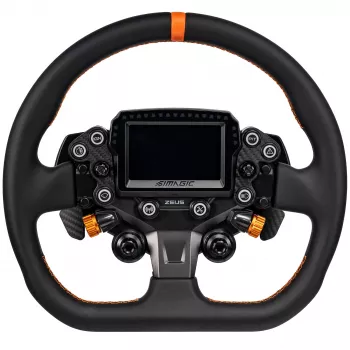 Simagic ZS-320CD nahast rooliratas, 320mm, ilma rummuta