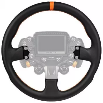 Simagic ZS-330RR Nahast rooliratas, 330mm, punase õmblusega, ilma rummuta