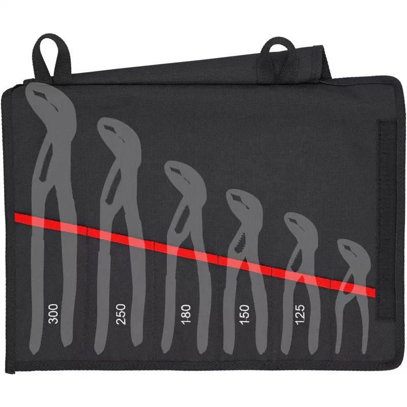 KNIPEX Cobra veepumba tangide komplekt, 5-osaline, kokkupandavas kotis 00 19 55 S5