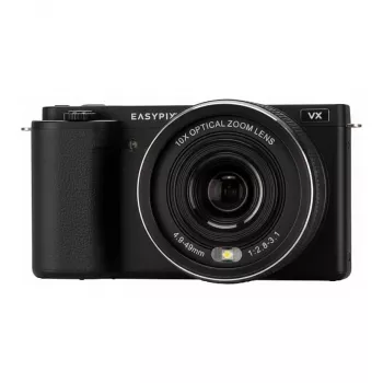 Easypix PowerPro VX6430 pööratava ekraaniga digikaamera - 64MP, 10x optiline suum, 4K video, must 20205