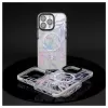 Evelatus Apple iPhone 15 Pro PC+TPU ümbris MagSafe'iga - kohandatud lillemuster