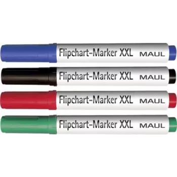 MAUL flöötsi markerite komplekt, meisliotsik 3.0-6.5 mm, 4 erinevat värvi