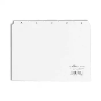 DURABLE vahelehed A5 5/5-osaline A-Z reljeefne PP 1 tk 365002