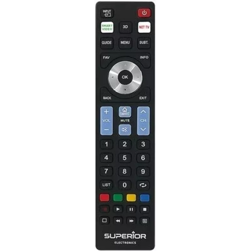 SUPERIOR ELECTRONICS SUPER Ready5 S universaalne kaugjuhtimispult - must SUPTRB019
