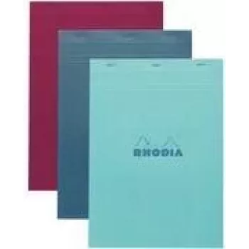 Rhodia nr 18 A4 ruuduline märkmik, erinevad värvid, 5 pakk 18100C