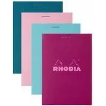 Rhodia Nr. 11 A7 ruuduline märkmik, erinevad värvid, 80 lehte, 10 pakk 11295C