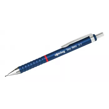 Rotring Tikky Retro mehaaniline pliiats 0,5 mm, sinine kroomviimistlus 2202566